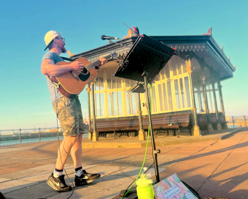 Josh Radford performing